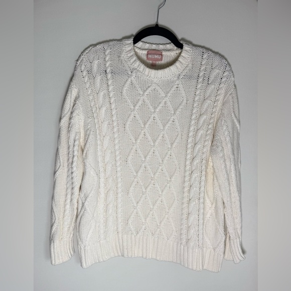 Show Me Your MuMu Sweaters - Show me your MuMu day to day cable knit sweater • Women’s XS